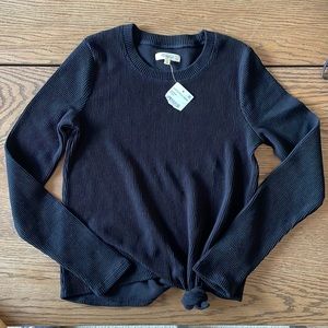 Madewell Rib Long Sleeve with Twist